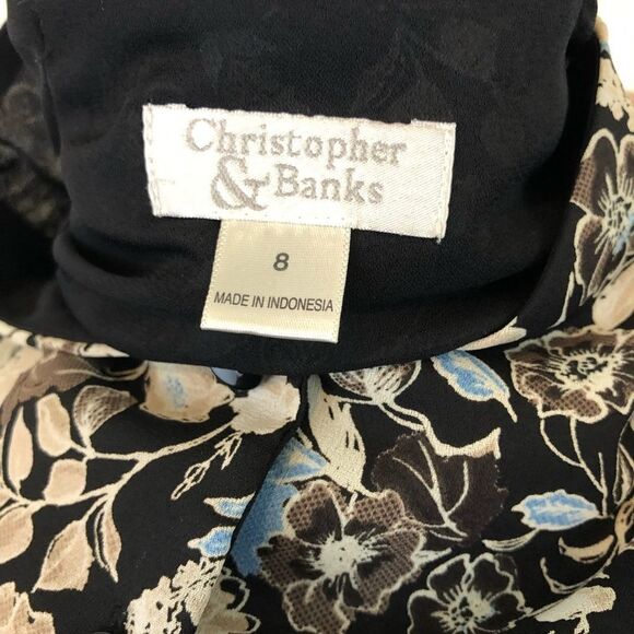 CHRISTOPHER & Banks shortsleeved maxi dress size 8 - Picture 7 of 10